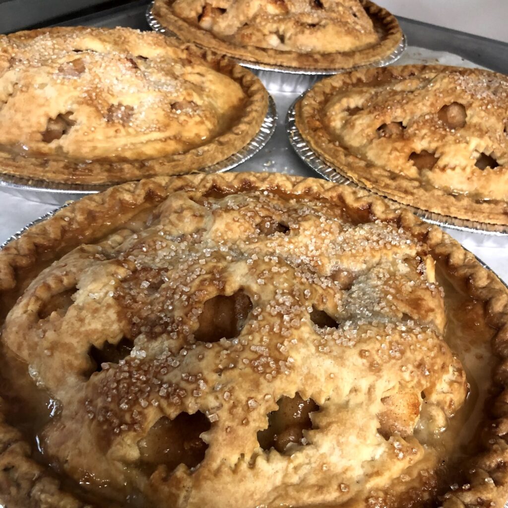 Farm-baked apple pie