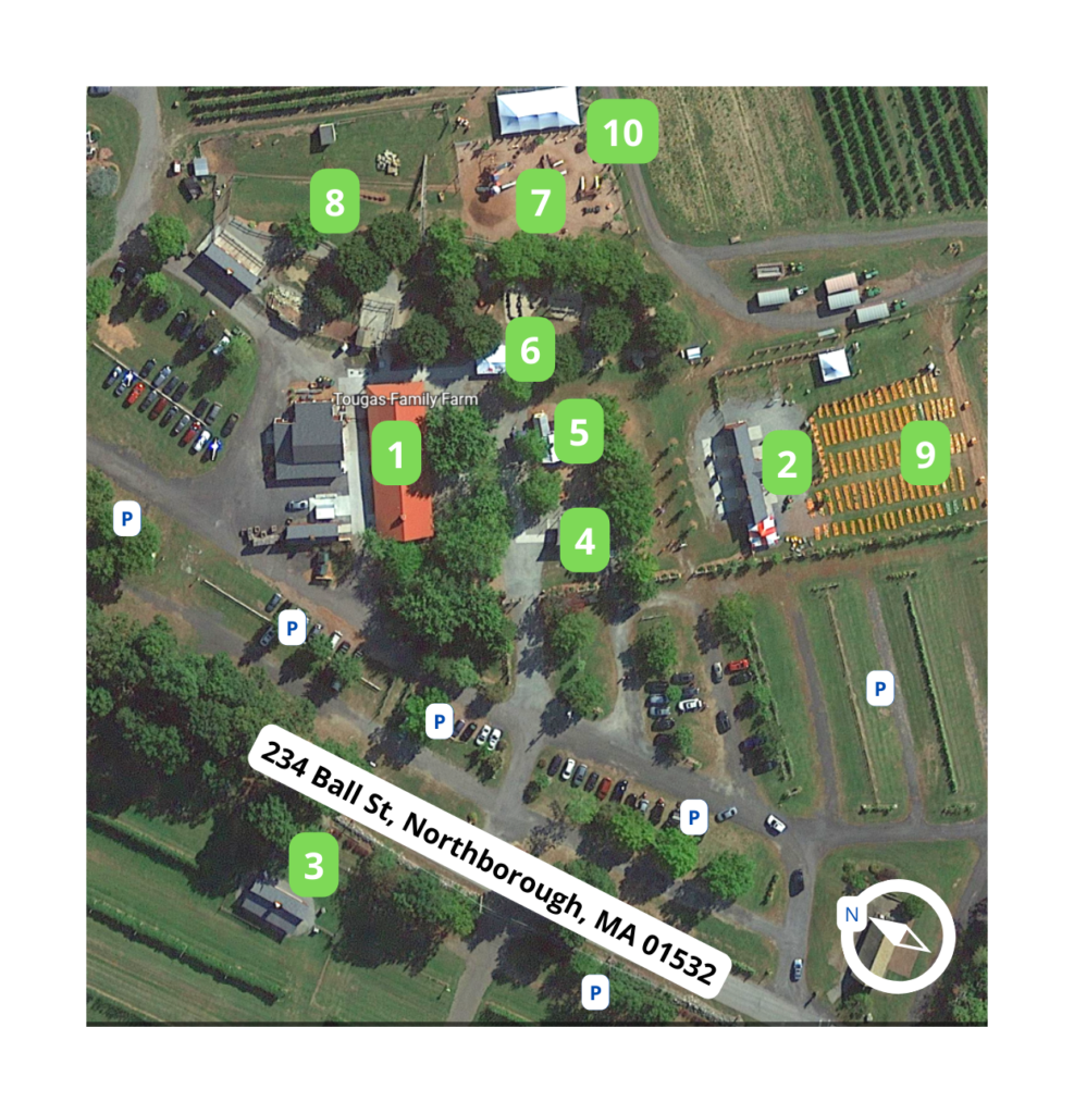 Tougas Family Farm Map