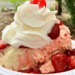 Strawberry Cheesecake Sundae**
