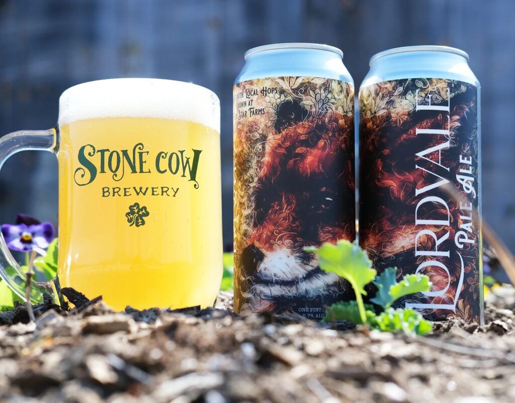 Stone Cow locally brewed beer