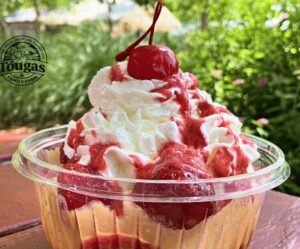 Peanut Butter and Jelly Sundae
