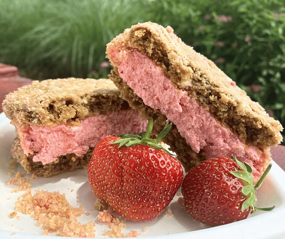 Strawberry Ice Cream Sandwich