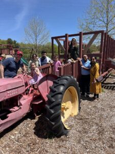 Playground fun at our Mother's Day Picnic